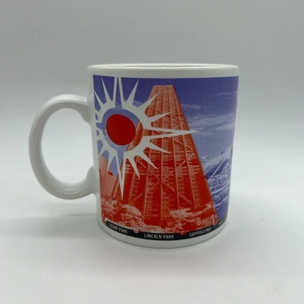 STARBUCKS VINTAGE 1998 CHICAGO OVERSIZED COFFEE MUG
